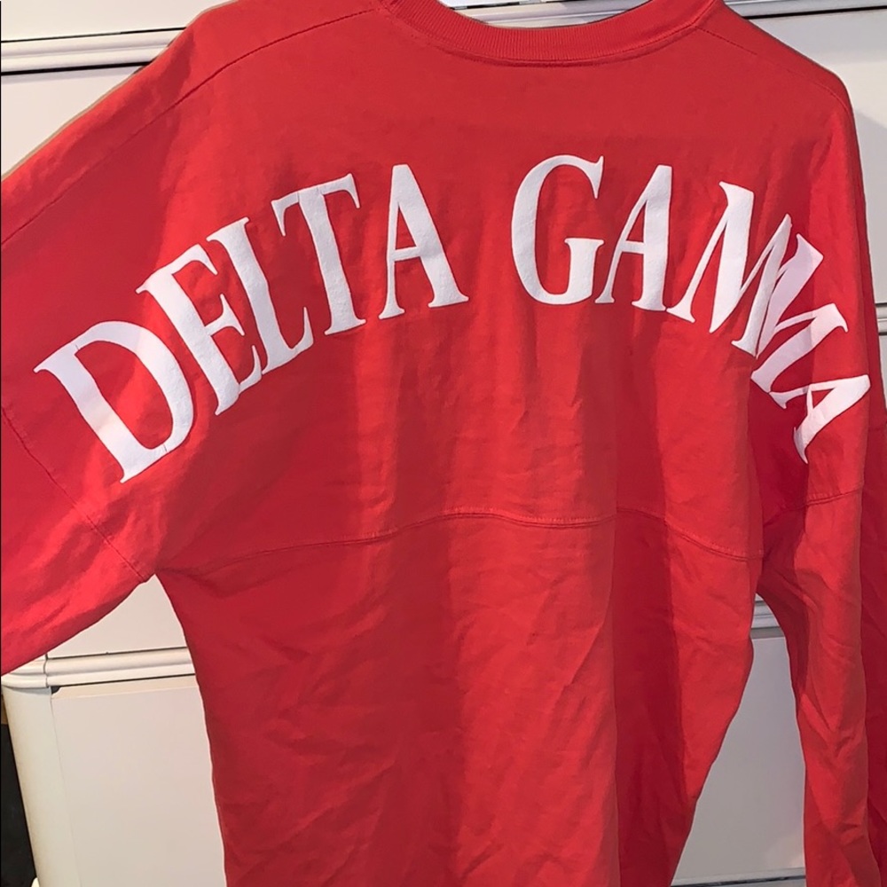 Spirit Jersey Delta Gamma -Coral Size S